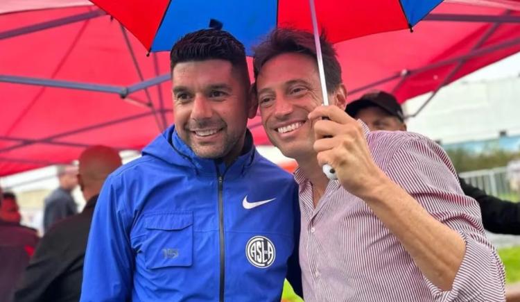Imagen de Fuerte interna en San Lorenzo: los bombazos de Néstor Ortigoza
