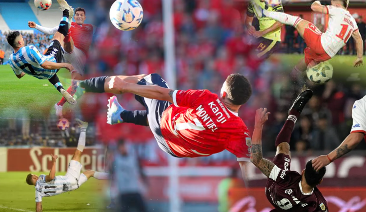 Imagen de Los últimos goles de chilena en el fútbol argentino