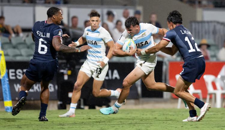 Imagen de Una de cal y una de arena para Los Pumas 7's en Perth