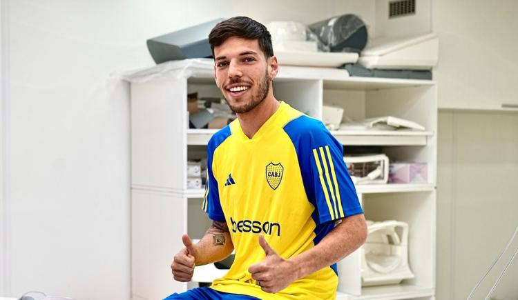 Imagen de La primera vez de Agustín Martegani en Boca