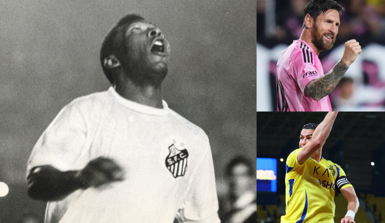 Imagen de El récord de Pelé que no pudieron superar Messi y Cristiano Ronaldo