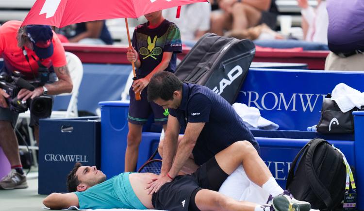 Imagen de Sin argentinos en Canadá: Francisco Cerúndolo se retiró por lesión ante Zverev