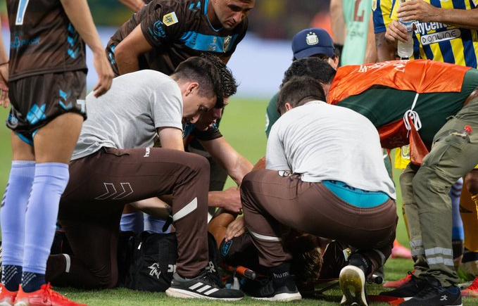 Imagen de Platense confirmó la durísima lesión de Mateo Pellegrino