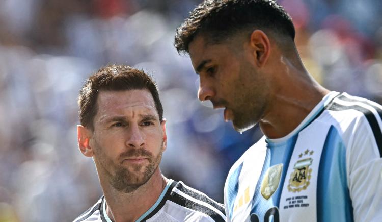 Imagen de Palabra de capitán: Cuti Romero eligió al heredero de la 10 de la Selección, elogió a Messi y recordó la final contra España