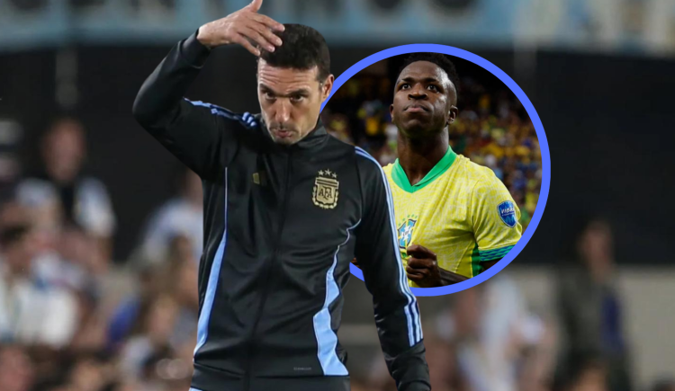 Imagen de La estrategia de Scaloni para anular a Vinícius en Brasil