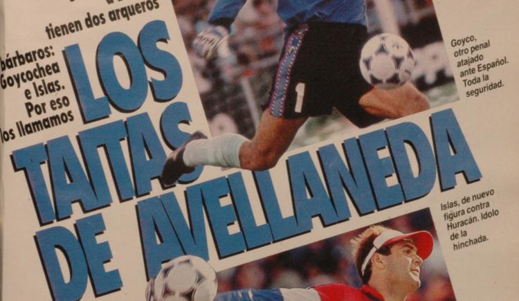 Imagen de 23 de Abril de 1991, Goycochea e Islas. Racing e Independiente