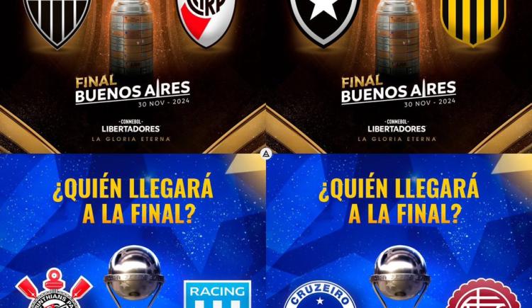 Imagen de La extraña coincidencia entre todos los semifinalistas de las copas Conmebol