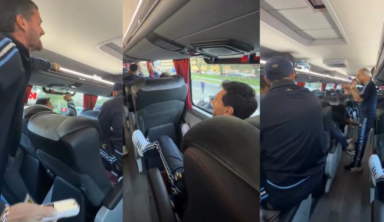 Imagen de "No te vayas, pensalo una vez más", la canción que sonó en el micro de la Selección
