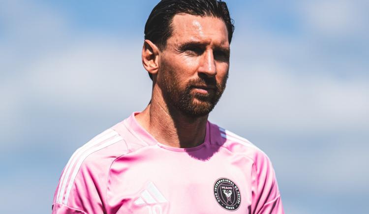 Imagen de Messi, en busca de otro paso hacia el objetivo más importante en la historia de Inter Miami