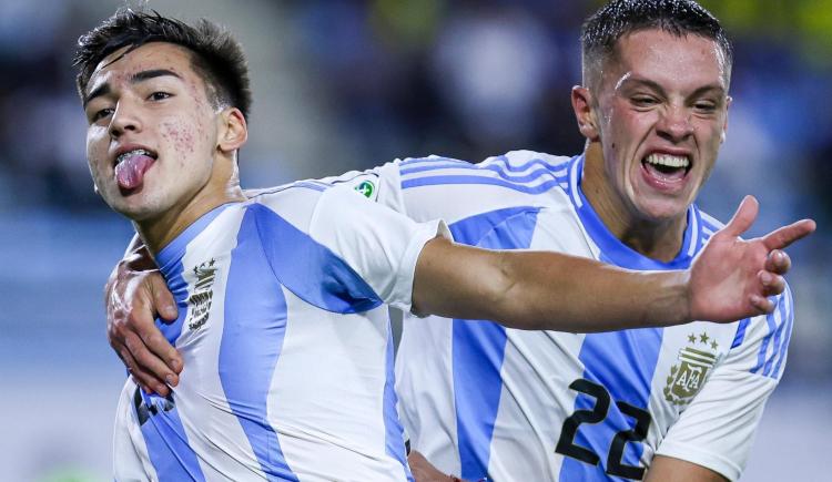 Imagen de Argentina ganó en la agonía, se clasificó al Mundial Sub 20 y definirá el título con Brasil