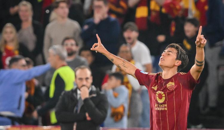 Imagen de Roma cortó la mala racha gracias a Paulo Dybala