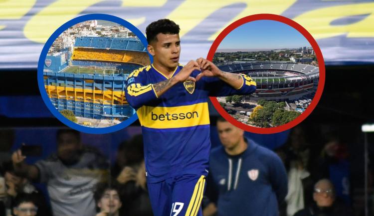 Imagen de El antecedente de Leo Flores: jugó en La Bombonera y en el Monumental en menos de un día