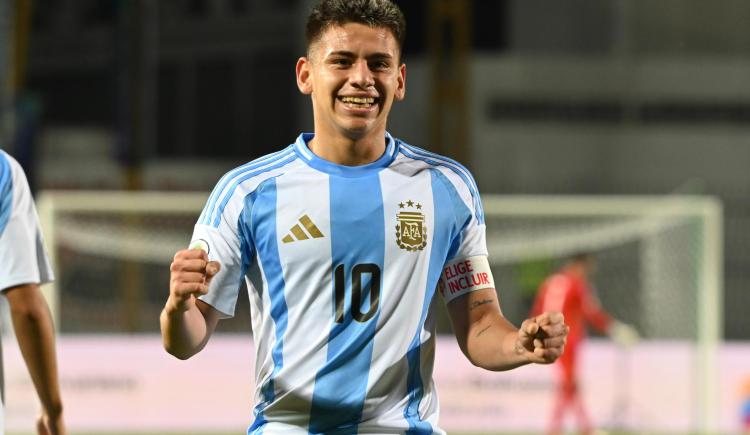 Imagen de Claudio Echeverri volvió a hacer diabluras en una goleada histórica ante Brasil