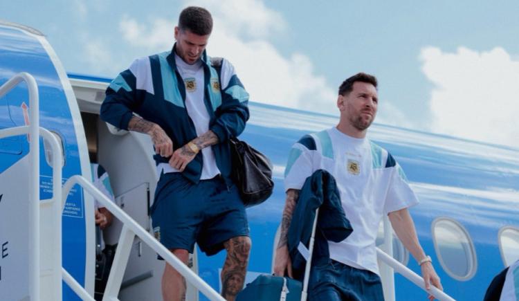 Imagen de Argentina ya está en Dallas para su segundo partido en el Mundial