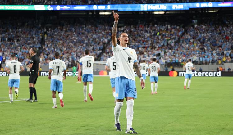 Imagen de La histórica marca que logró Darwin Núñez con Uruguay