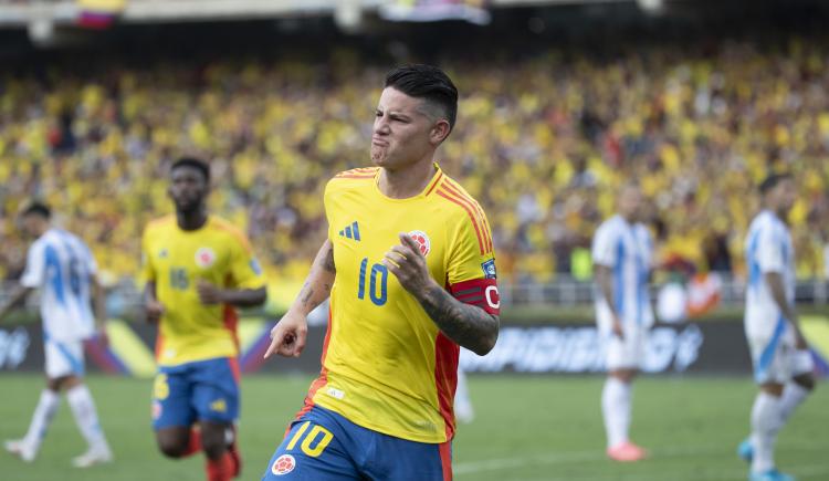 Imagen de La histórica lista a la que ingresó James Rodríguez con su gol a Argentina