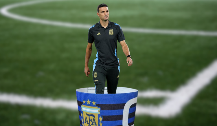 Imagen de Lionel Scaloni confirmó quién será el capitán de la Selección ante la ausencia de Messi