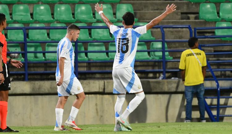 Imagen de La Selección Argentina Sub 17 se recuperó en el Sudamericano con una goleada