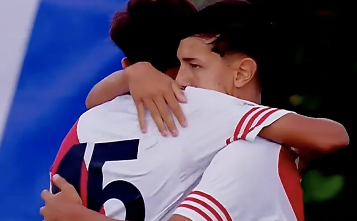 Imagen de Con rabona incluida: el golazo de River ante Manchester City que se hizo viral