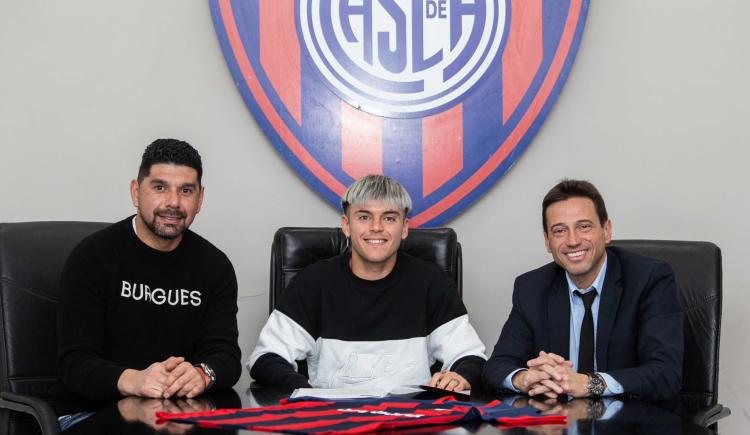 Imagen de San Lorenzo oficializó a su primer refuerzo