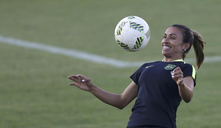 Imagen de Marta, la nueva devoción de los torcedores brasileños