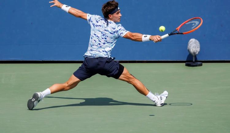 Imagen de Francisco Comesaña logró un triunfazo ante Ugo Humbert en el US Open