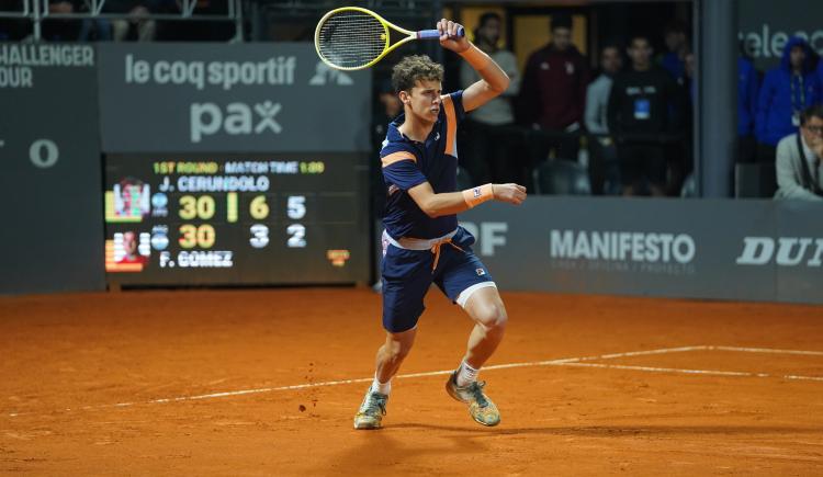 Imagen de Cerúndolo brilló en su debut en el YPF Buenos Aires Challenger 2024