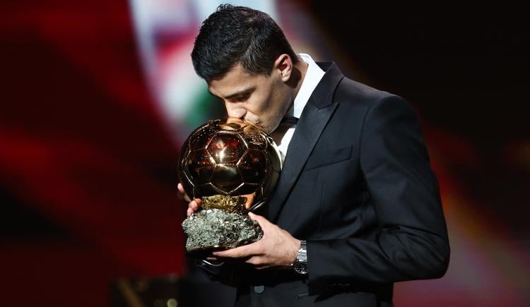 Imagen de Rodri se quedó con el Balón de Oro 2024