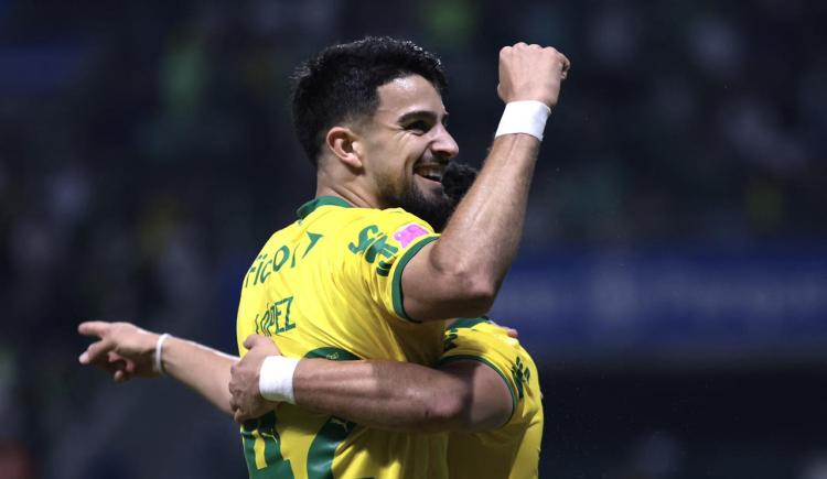 Imagen de El Flaco López marcó un gol para Palmeiras a menos de 24 horas de su debut en la Selección Argentina