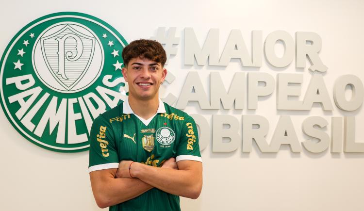 Imagen de Presentación y blindaje: Agustín Giay ya pertenece a Palmeiras