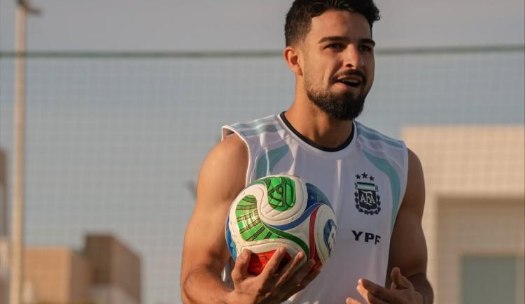 Imagen de Los golazos del Flaco López en la práctica de la Selección Argentina