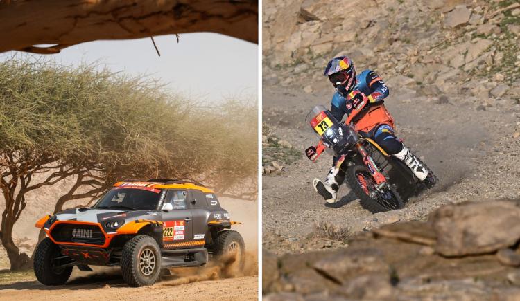 Imagen de Rally Dakar 2026: De Mévius ganó la primera etapa en autos y Canet hace historia en motos