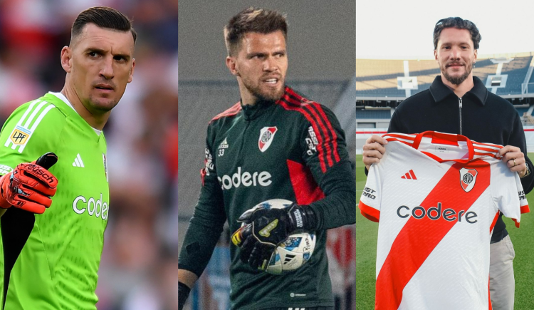 Imagen de El curioso y desconocido récord que lograron Armani, Centurión y Ledesma en River