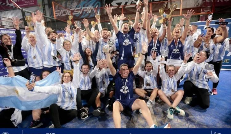 Imagen de Argentina se consagró campeón en el Panamericano de pádel