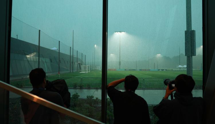 Imagen de Una tormenta eléctrica canceló la última práctica de España