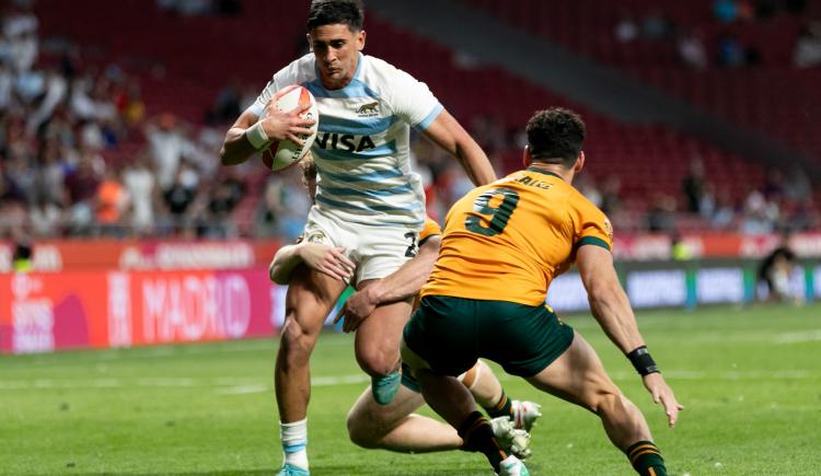 Imagen de Los Pumas 7s buscarán el pasaje a la final ante Nueva Zelanda