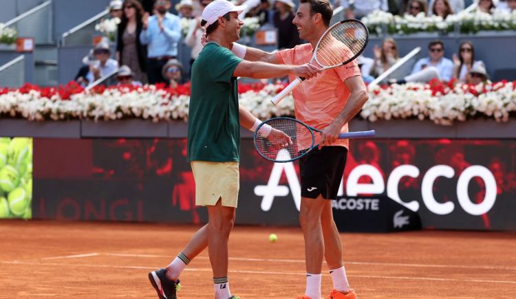 Imagen de Horacio Zeballos gritó campeón en el dobles de Madrid junto a Granollers