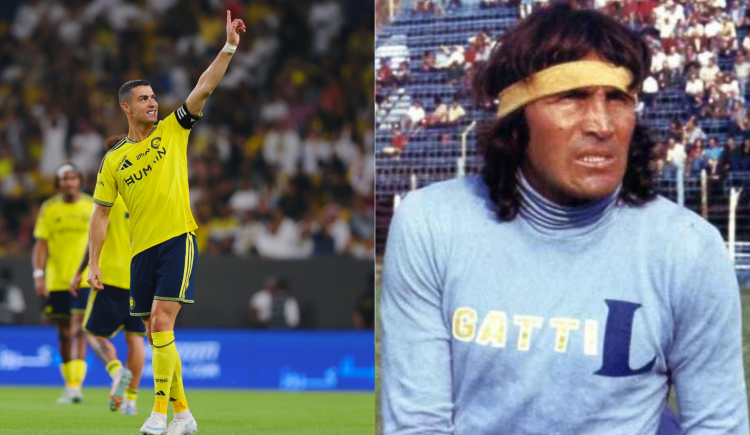 Imagen de Cristiano Ronaldo igualó una marca histórica de Hugo Gatti