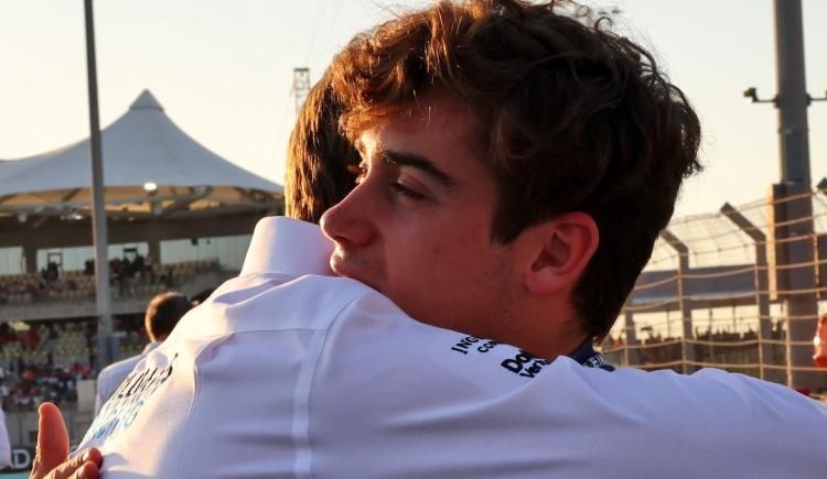 Imagen de Franco Colapinto y sus reminiscencias emotivas en Abu Dhabi