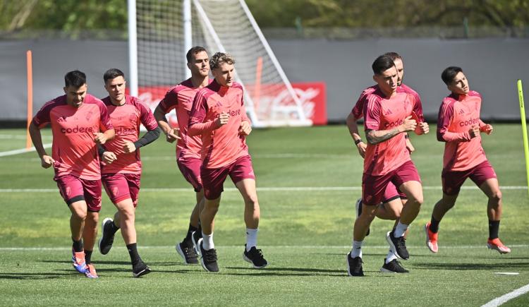 Imagen de River volvió al trabajo y Gallardo recibió dos buenas noticias
