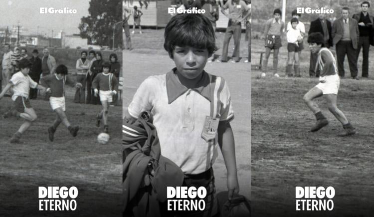 Imagen de Las 10 del 10: las mejores fotos de Maradona en Cebollitas