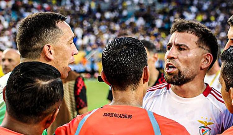 Imagen de Marchesín reveló cómo siguió la pelea con Otamendi durante Boca-Benfica