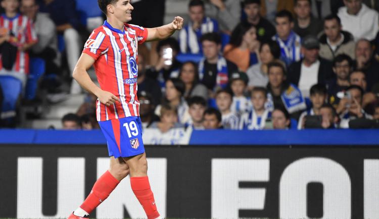 Imagen de Araña tempranera: Julián Álvarez anotó antes del minuto en el pálido empate de Atlético de Madrid