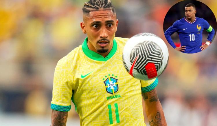Imagen de Raphinha, el sorpresivo aliado de Argentina en la lucha contra Mbappé