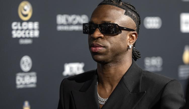 Imagen de Vinicius, el gran ganador de los Globe Soccer Awards, donde la AFA se llevó un premio
