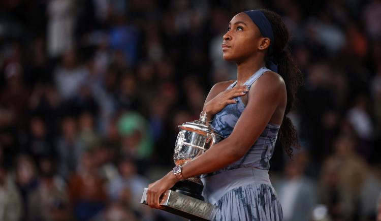 Imagen de Remontada y título en Roland Garros para Coco Gauff