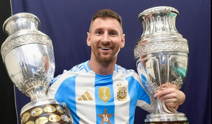 Imagen de Tobillo hinchado y corazón henchido: el mensaje de Messi tras ganar la Copa