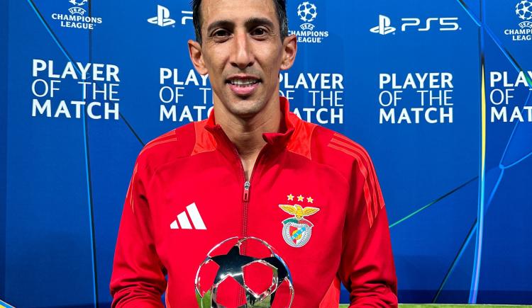 Imagen de Di María, el Ángel que tiene Benfica