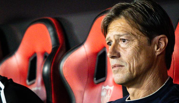 Imagen de Almeyda comparó la situación de Sevilla con el descenso de River: "La falta de unión llevó a un grande a segunda división"