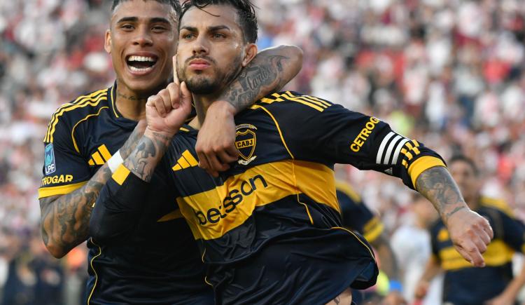 Imagen de Paredes tras el triunfo en el Superclásico: "Dybala tiene muchas ganas de venir a Boca"
